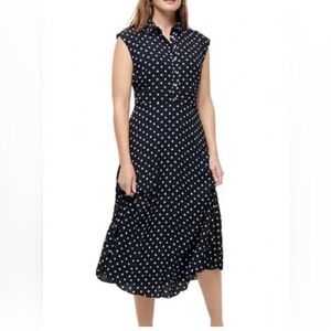 J CREW Polka Dot Midi NWT